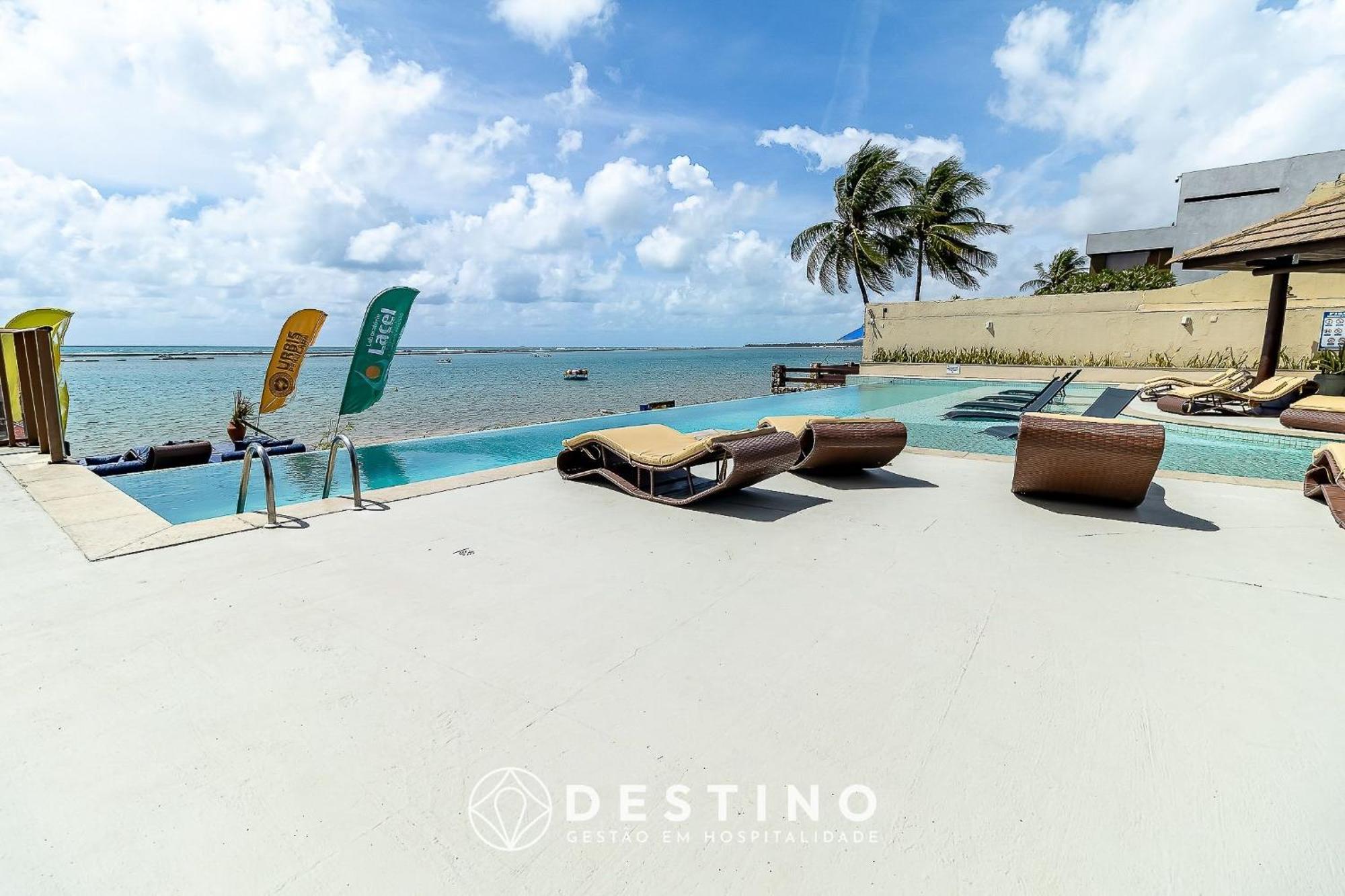 Cobertura Em Barra Bali, Exclusiva Pe Na Areia, Luxo E Vista Deslumbrante - Destino Bsm 402 Daire Barra de São Miguel Dış mekan fotoğraf